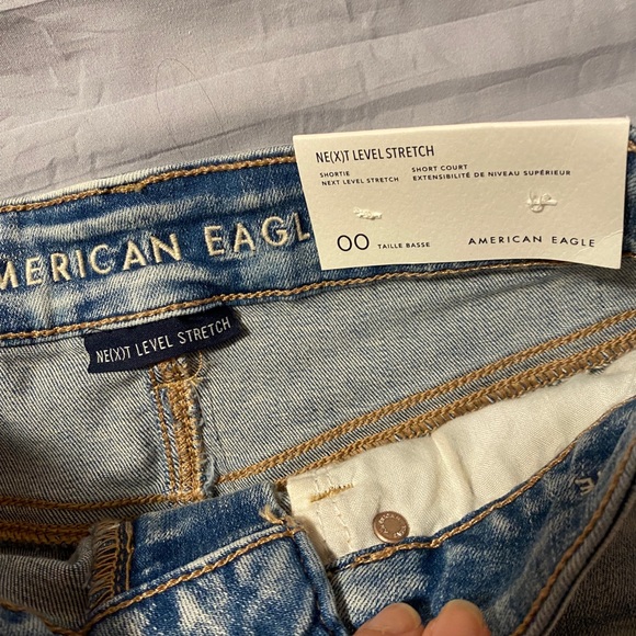 American Eagle Stretchy Shortie Shorts - Picture 2 of 4
